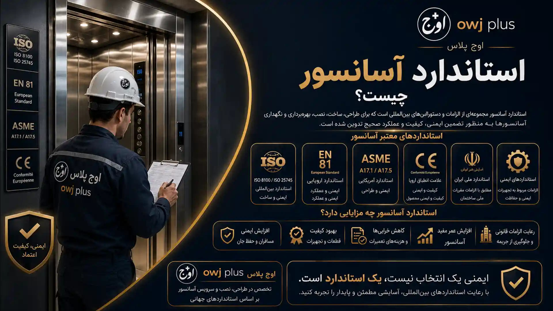 استاندارد آسانسور چیست؟